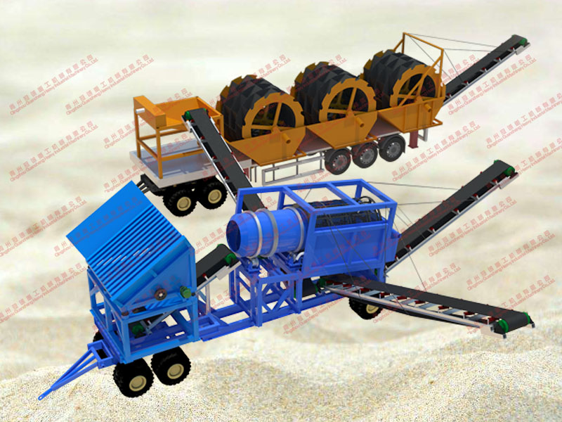 移動(dòng)式破碎洗沙機(jī) 移動(dòng)式破碎洗沙機(jī)