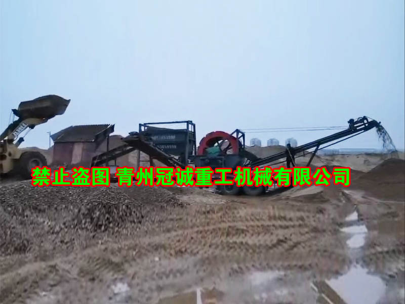 湖北隨州移動洗砂設(shè)備已正式投產(chǎn)